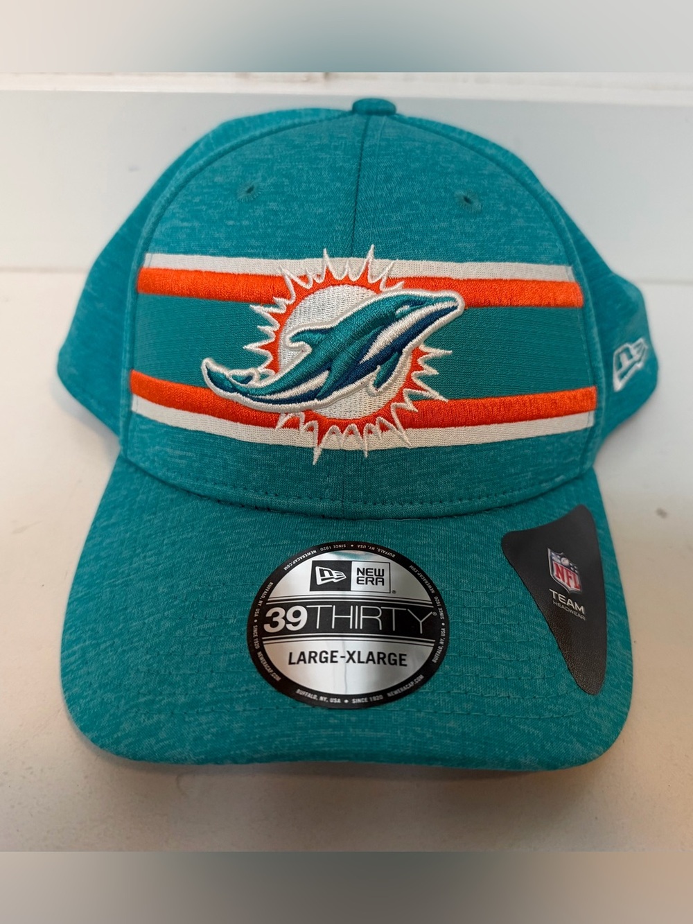New Era Miami Dolphins NFL 39Thirty Hat Authentic Licensed L/XL New With Tags